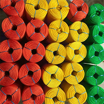 Colored rope